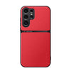 For Samsung Galaxy S25 Ultra 5G Litchi Leather Magnetic Full Coverage Shockproof Phone Case(Red)