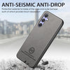 For Samsung Galaxy A54 5G Twill Fabric Leather Skin Back Phone Case(Gray)