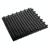 4 PCS Bathroom Anti-Slip Mat Shower Room Splicing Ground Pad, Size: 30x30cm(Black)