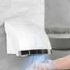 Interhasa  220V 1800W Hot and Cold Switching Electric Hand Dryer,Model: A1002 Silver,CN Plug
