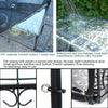 Flower Frame Sunshade Net Balcony Flower Sunscreen Rain Frame Cover Canopy, Specification: 60x24x30cm