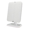 Simple & Stylish LED Three-Fold Square Makeup Mirror, Specification:Plug-in Monochrome Lamp(White)