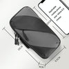Running Mobile Phone Arm Bag Outdoor Equipment Wrist Bag(Black White)