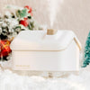 QB2020-008-G1 Mini Snow House Air Humidifier USB Bedroom Christmas Humidifier(White)