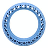 8.5 inch Electric Scooter Wear-resistant Shock-absorbing Decorative Pattern Tire Honeycomb Solid Tire, Suitable for Xiaomi Mijia M365(Blue)