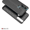 Litchi Texture TPU Shockproof Case for Vivo V15 (Black)