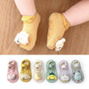 Baby Socks Cartoon Doll Anti-Slip Baby Floor Socks, Toyan Socks: M 1-3 Years Old(Purple Rabbit)