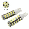 10 PCS T10 DC12V / 1.5W / 6500K / 75LM Car Clearance Lights Reading Lamp with 68LEDs SMD-3020 Lamp Beads