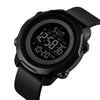 Skmei 1540 Fashion Outdoor Sports Large Dial Student Watch Multi Function Waterproof Mens Electronic Watch(Black)