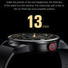 R6 1.32 inch Round Screen 2 in 1 Bluetooth Earphone Smart Watch, Support Bluetooth Call / Health Monitoring(Silver Silicone Strap)