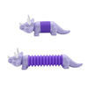 5 PCS Deformation And Stretching Dinosaur Student Decompression Toy(Purple)