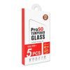 For Samsung Galaxy A17 5G 5pcs ENKAY Hat-Prince Full Glue High Aluminum-silicon Tempered Glass Film