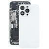 iPhone 15 Pro Max Back Cover with Camera Lens Cover, White - MagSafe Compatible