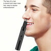 SPORTSMAN Metal Aluminum Tube Body Rechargeable Nose Hair Device, Style: Sideburns 2 In 1(Light Blue)