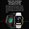 W17 Pro Max 1.9 inch Bluetooth Call Message Reminder Silicone Smart Watch(Blue)
