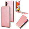 For Samsung Galaxy A15 5G / 4G Magnetic Vertical Flip Leather Phone Case(Rose Gold)