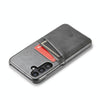 For Samsung Galaxy S25 5G Fierre Shann Retro Oil Wax Texture Card Slots PU Leather Phone Case(Black)