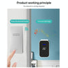 Wireless Doorbell with Temperature Display, 150m Range, UK Plug - White