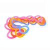 Jelly Seven-Hole Elastic Silicone Yoga Resistance Band(Yellow)