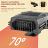 Car 12V Heater Defrost Snow Defogger, Color: Black Heater