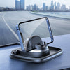 3 In 1 Multifunctional Car Phone Holder Dashboard Bracket Decoration(Black)