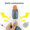 Bite-Resistant Goose Dog Toy, Brown - Durable Plush Squeaky Toy