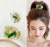 Alloy Hair Accessories Bamboo High Ponytail Clip(Green)