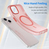 For iPhone 13 MagSafe Frosted Translucent TPU + PC Full Coverage Phone Case(Red)