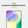 For Xiaomi Redmi 10C MOFI 9H 3D Explosion-proof Tempered Glass Film(Black)