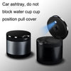 Car Ashtray With LED Ambient Light(Silver)