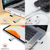 ENKAY ENK-AT120 Aluminium Alloy 8 Pin to Type-C Data Transfer & Charging Adapter(Silver)