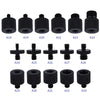 4 PCS Screw Adapter A19 1/4 Female to M5 Male  Screw