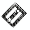 Car Carbon Fiber Middle Air Outlet Decorative Sticker for Lexus IS250 300 350C 2006-2012, Left and Right Drive Universal