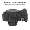 For Canon EOS R100 Glossy Soft Silicone Protective Case(Black)