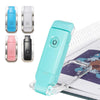 USB Charging LED Dimmable Portable Bookmark Light(Pink)