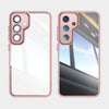 For Samsung Galaxy S25+ 5G Acrylic Hybrid TPU Armor Shockproof Phone Case(Pink)