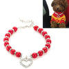 Pearl Pet Collar, Small, Red, Cat & Dog