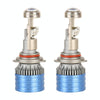 9006 Pair 55W 6000lm 6000K Car LED Mini Lens Headlight Bulb