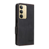 For Realme C75 4G Magnetic Clasp Leather Phone Case(Black)