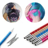 2 PCS Carving Pen Magic Engraving Hair Style Razor Pen Oil Head Nicked Tattoo Pen Scraper