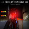 A02 Bicycle Taillight Bicycle Riding Motorcycle Electric Car LED Mountain Bike USB Charging Safety Warning Light (50 Hours, Plastic Bag)