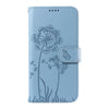 For Samsung Galaxy A26 5G Global Dandelion Embossed Pattern Flip Leather Phone Case(Sky Blue)