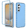 For Samsung Galaxy A16 5G Shockproof Clear Gradient PC + TPU Phone Case(Blue)