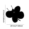 Acrylic Butterfly Stereo Wall Stickers Bedroom Living Room Background Wall Decoration Soft Mirror(Silver)