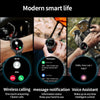 HT28 1.85 inch Silicone Strap IP68 Waterproof Smart Watch, Support Sleep Monitoring(Blue)
