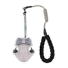Grey Bow Cat Harness & Leash - Adjustable, Soft & Breathable
