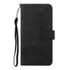 For Samsung Galaxy A56 5G Cubic Skin Feel Flip Leather Phone Case(Black)