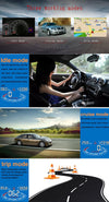 5.5" OBD2 HUD Head-Up Display Car Speedometer - Black