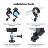 TELESIN TE-HBM-004 Lightweight Stem Clamp Cycling Bracket 360 Degree Adjustable Sports Camera Universal