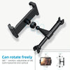 Car Seat Telescopic Bracket Car Rear Pillow Mobile Phone Bracket, Colour: 06 Upgrade Version Red